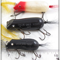 Creek Chub Plastic Mouse Lot Of Six