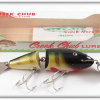 Vintage Creek Chub Perch Wigglefish Lure In Box 2401