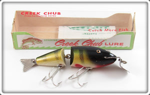 Vintage Creek Chub Perch Wigglefish Lure In Box 2401