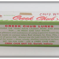 Creek Chub Silver Shiner Snook Pikie In Box 3403 W