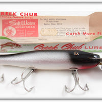 Vintage Creek Chub Silver Shiner Snook Pikie Lure In Box 3403 W 