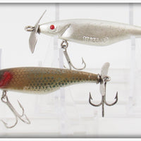 Creek Chub Chrome & Golden Shiner S Series Streeker Pair