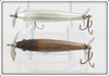 Creek Chub Chrome & Golden Shiner S Series Streeker Pair