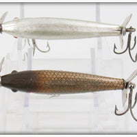 Creek Chub Chrome & Golden Shiner S Series Streeker Pair