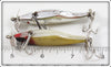 Creek Chub Chrome & Golden Shiner S Series Streeker Pair