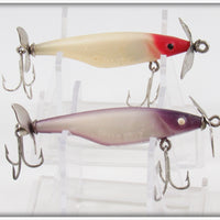 Vintage Creek Chub Red Head & Purple S Series Streeker Pair