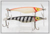 Creek Chub Red & White And Black Striped LS Series Streeker Lure Pair