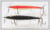 Creek Chub Red & White And Black Striped LS Series Streeker Pair