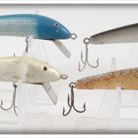 Vintage Creek Chub 8800 Viper Lot Of Four Lures