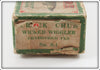 Creek Chub Nickel Wicked Wiggler In End Label Box S-1