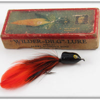 Vintage Heddon Wilder's Fancy Wilder Dilg Lure In Box