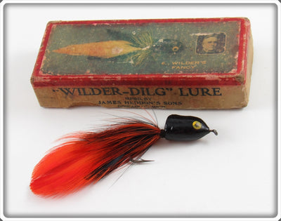 Vintage Heddon Wilder's Fancy Wilder Dilg Lure In Box