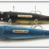 Creek Chub Blue Flash & Perch Snook Pikie Pair