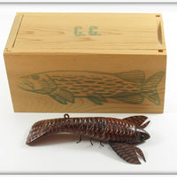 Carl Christiansen Crayfish Decoy In Box