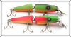Creek Chub Fireplug & Rainbow Fire Jointed Snook Pikie Lure Pair