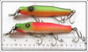 Creek Chub Fireplug & Rainbow Fire Snook Pikie Pair