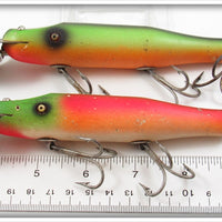 Creek Chub Fireplug & Rainbow Fire Snook Pikie Pair
