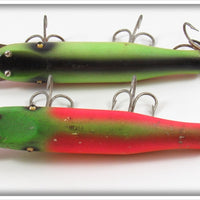 Creek Chub Fireplug & Rainbow Fire Snook Pikie Pair