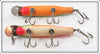 Creek Chub Fireplug & Rainbow Fire Snook Pikie Pair