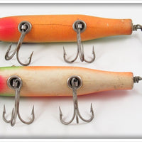 Creek Chub Fireplug & Rainbow Fire Snook Pikie Pair
