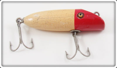 Vintage Shur Strike Red Head White MBO Midget Bass Oreno Lure