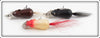 Creek Chub Copper, Black & Red Head Mitie Field Mouse Lot Of Three