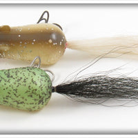 Creek Chub Green & Silver Flash Mitie Field Mouse Pair