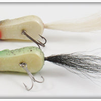 Creek Chub Green & Silver Flash Mitie Field Mouse Pair