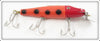 Vintage Creek Chub Orange Spotted Snook Pikie Lure 3430