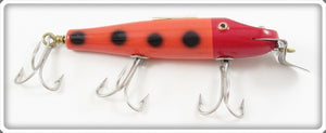Vintage Creek Chub Orange Spotted Snook Pikie Lure 3430