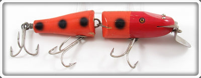 Creek Chub Orange Spotted Jointed Snook Pikie Lure 5530