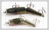 Creek Chub Perch Jointed Pikie & Silver Flash Midget Jointed Pikie Pair