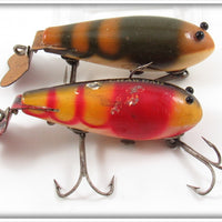 Creek Chub Western Auto Red Devil & Tan Crab Crawdad Pair