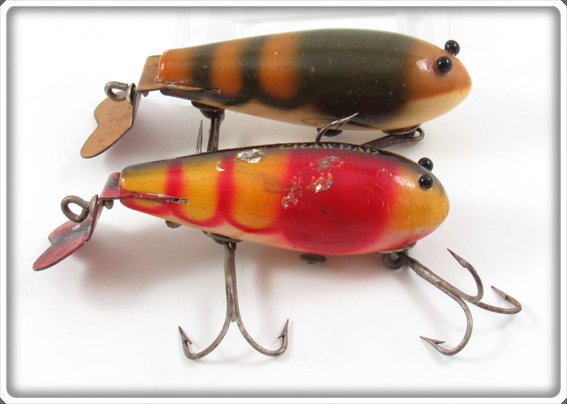 Creek Chub Western Auto Red Devil & Tan Crab Crawdad Pair