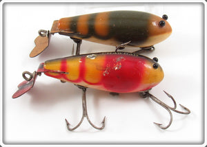 Creek Chub Western Auto Red Devil & Tan Crab Crawdad Pair