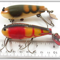 Creek Chub Western Auto Red Devil & Tan Crab Crawdad Pair