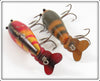 Creek Chub Western Auto Red Devil & Tan Crab Crawdad Pair