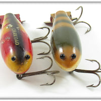 Creek Chub Western Auto Red Devil & Tan Crab Crawdad Pair