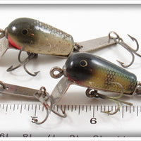 Creek Chub Red Head, Perch & Silver Flash Spoon Tail Lot Of Three