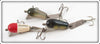 Creek Chub Red Head, Perch & Silver Flash Spoon Tail Lot Of Three