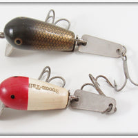 Creek Chub Red Head & Pikie Scale Spoon Tail Pair