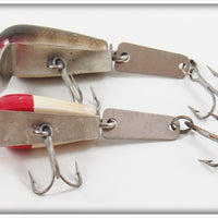Creek Chub Red Head & Pikie Scale Spoon Tail Pair