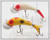 Creek Chub Red & White And Yellow Spotted Top N Pop Pair