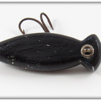 Creek Chub Solid Black Big Bug Wiggler 1413