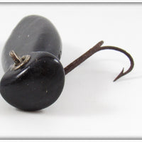 Creek Chub Solid Black Big Bug Wiggler 1413