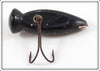 Creek Chub Solid Black Big Bug Wiggler 1413