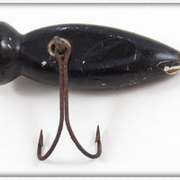 Creek Chub Solid Black Big Bug Wiggler 1413