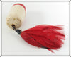 The Dickens Bait Co Red & White Dicken's Weedless Wonder