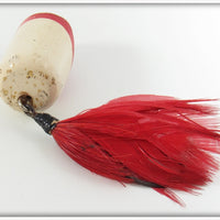 The Dickens Bait Co Red & White Dicken's Weedless Wonder