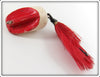 The Dickens Bait Co Red & White Dicken's Weedless Wonder